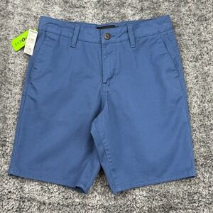 NEW RSQ Men's Size 29 Mid-Length Chino Shorts Blue Cotton Recycled Polyester